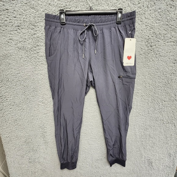 New York Laundry MEDics Scrubs Jogger Pants Size Large Drawstring NEW w/ Tag - Picture 3 of 14